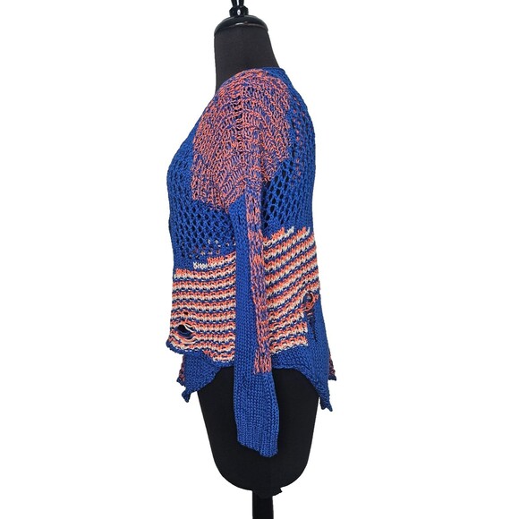 MIHARA YASUHIRO Distressed Knit Sweater Set Size 36 (US 6) Abstract Asymmetric - Picture 3 of 12